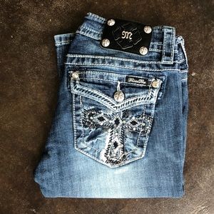 Miss Me Boot Cut Jeans Size 27
